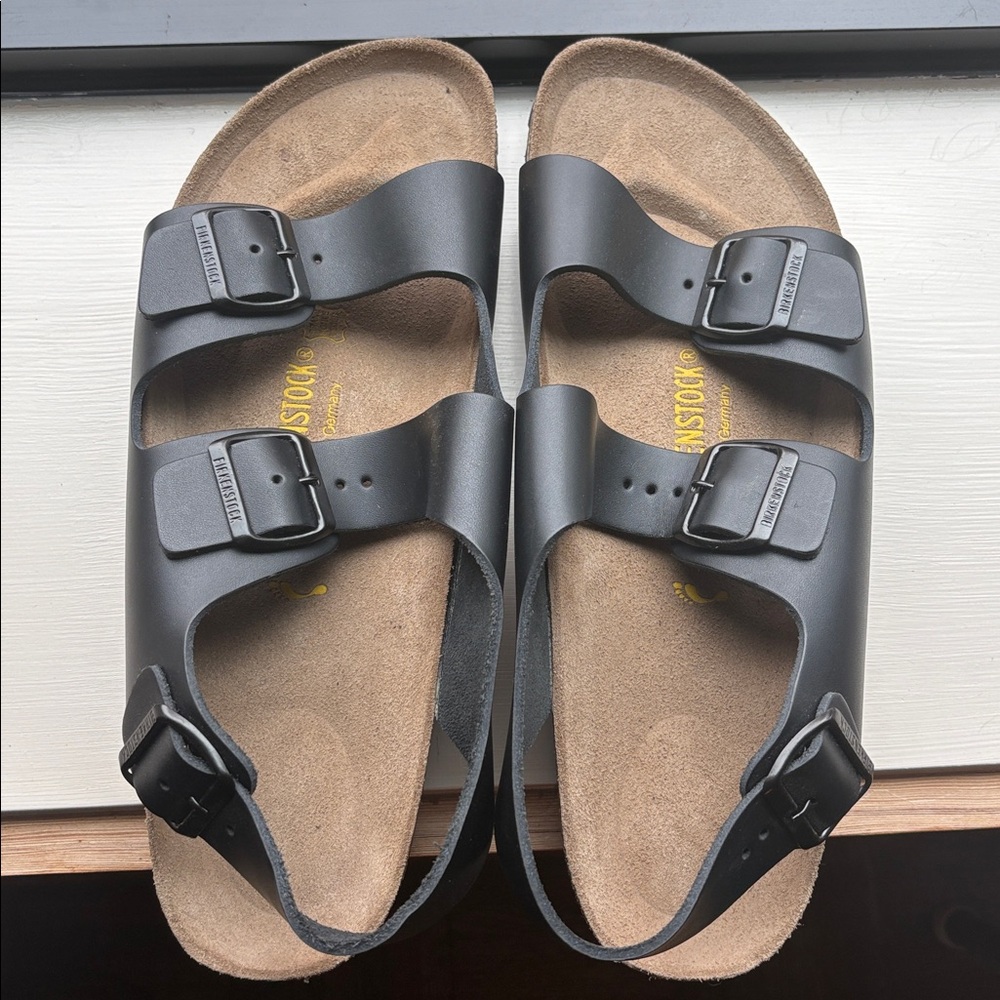 Birkenstock Milano Men’s Black 45 Sandal New